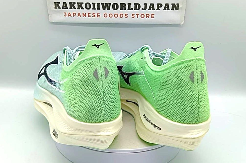 Mizuno Running Shoes WAVE REBELLION PRO LOW Light Green/Black U1GD2540 01 UNISEX