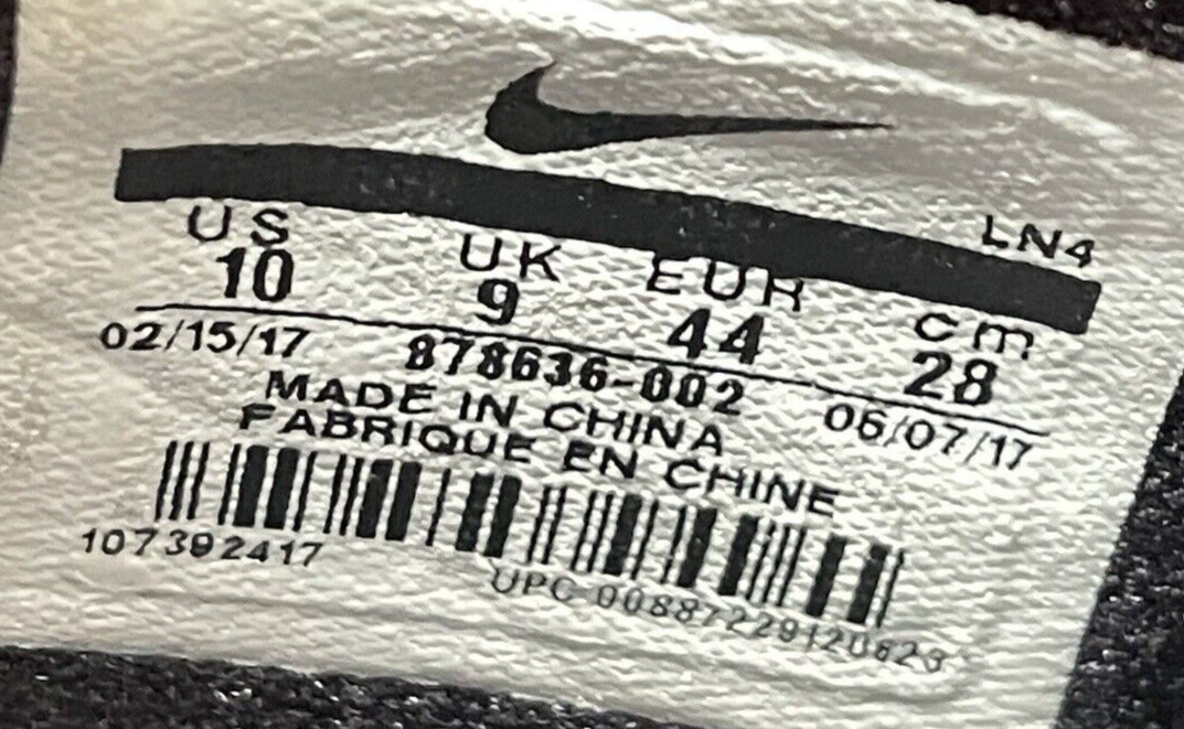 Nike Lebron 14 NBY Triple Black Mens Basketball Shoes 878636-002 Size 10