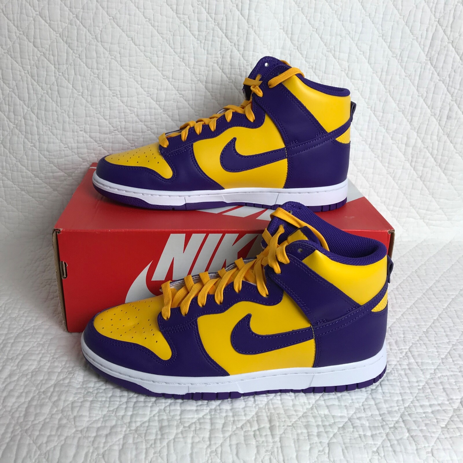 Nike Dunk High Retro Shoes Men’s SZ 9.5 Court Purple DD1399-500 NWB
