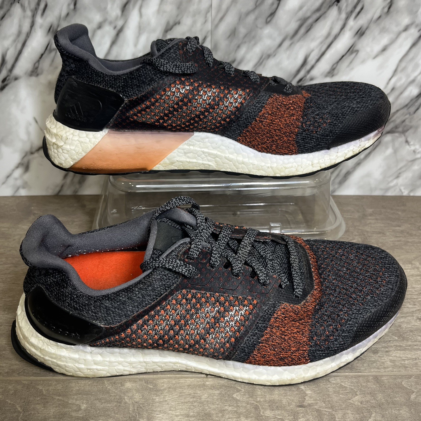 Adidas Ultraboost ST Core Energy Men’s Running Shoes Sneakers Size 8 (S80616)