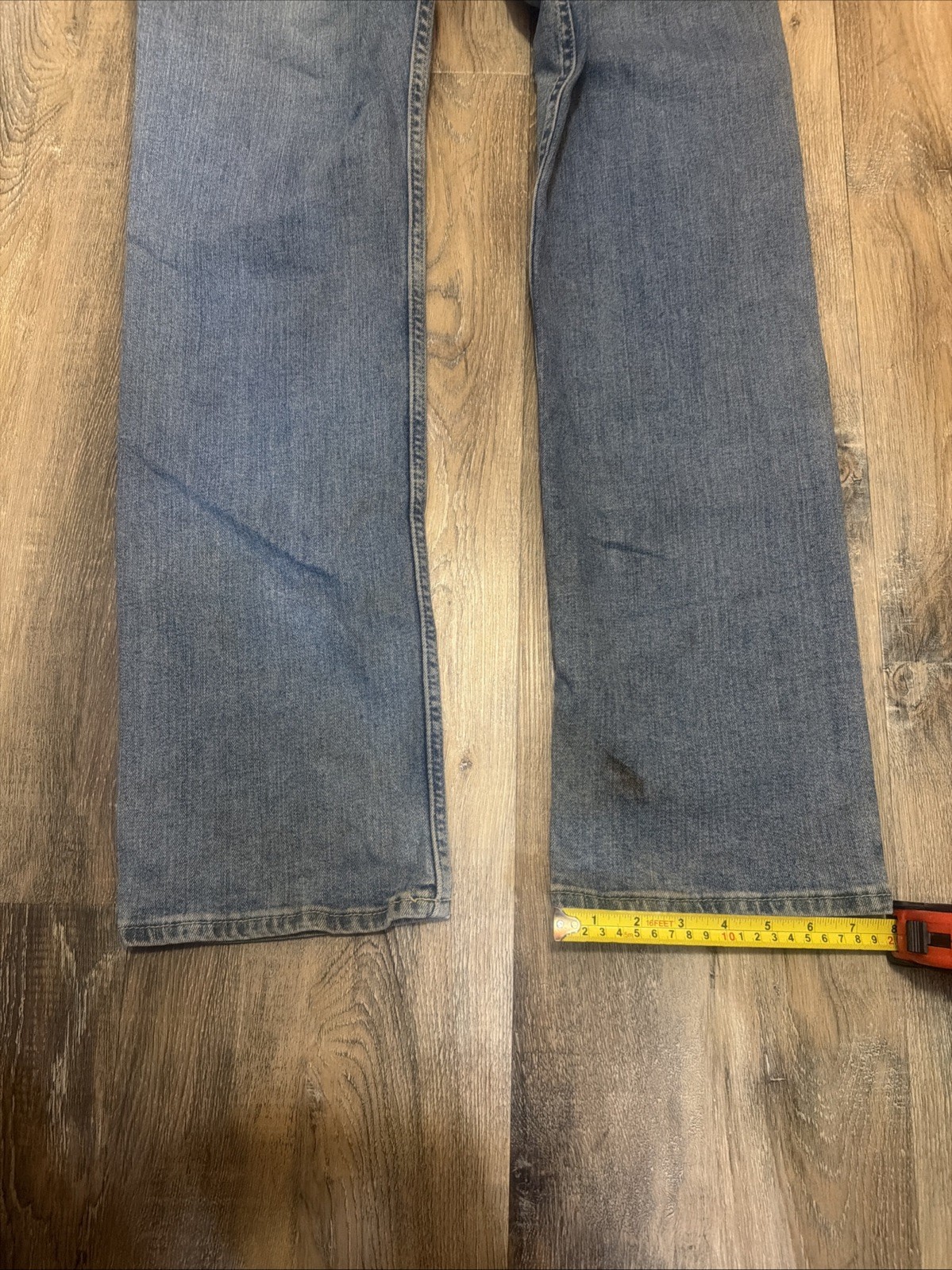 Hollister Classic Straight Epic Flex Blue Jeans Size 29×32 Distressing