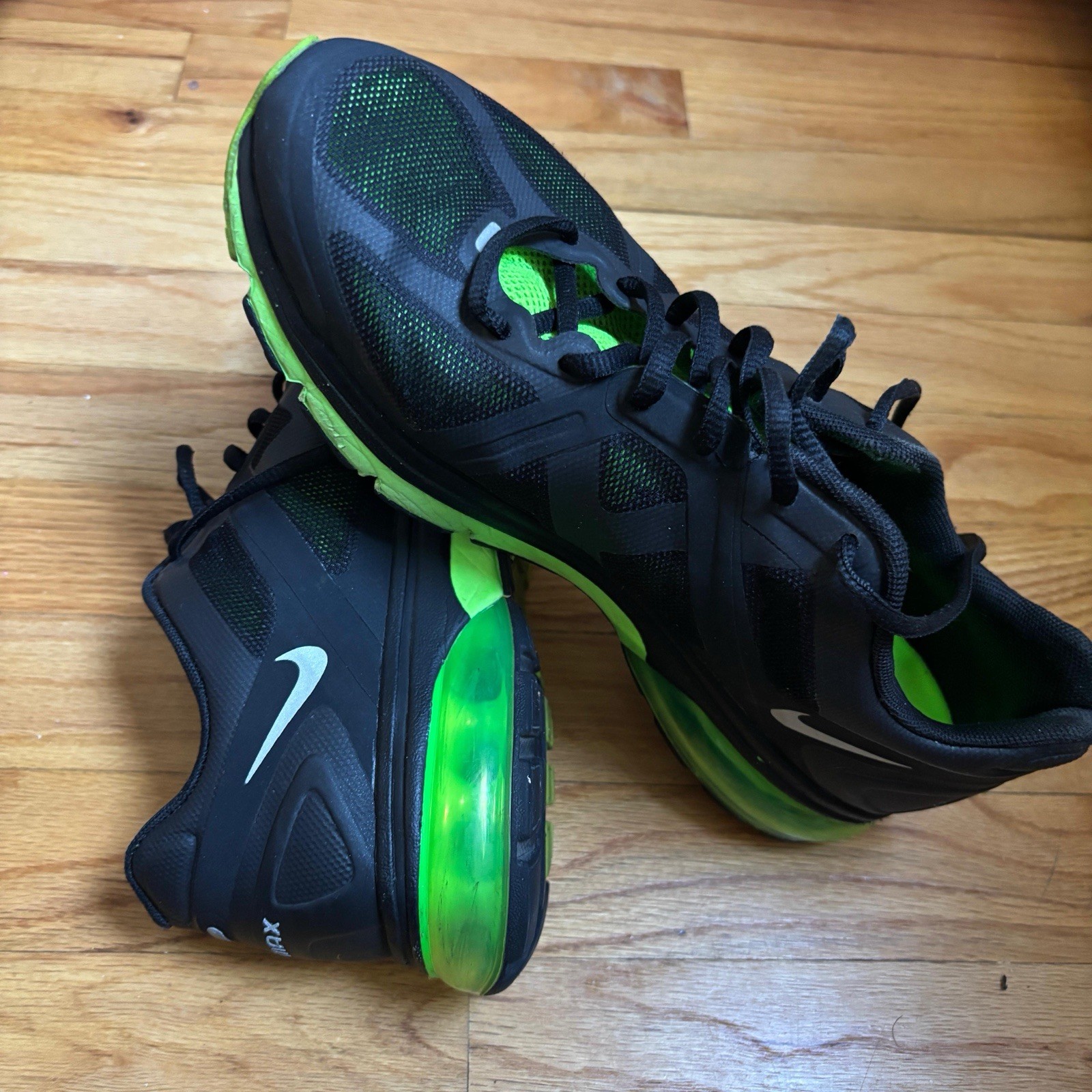 Nike Air Max Dynasty Black Volt Green Running Shoes Men’s US 8 EU 41 487975-013