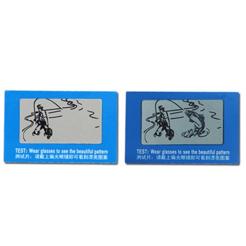 Polarised Sunglasses Lens Tester Testing Card Check for Quality Assurances