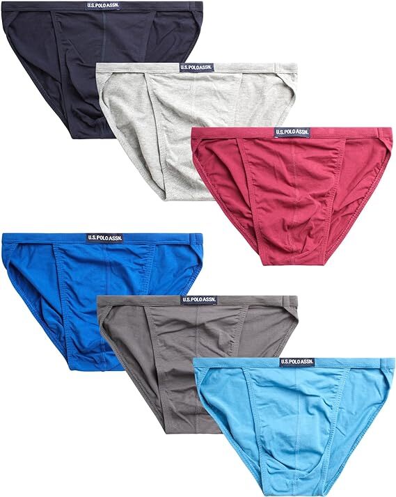 Men’s US Polo ULTRA Cotton String Bikini Brief Underwear Colors (3 or 6 Pack)