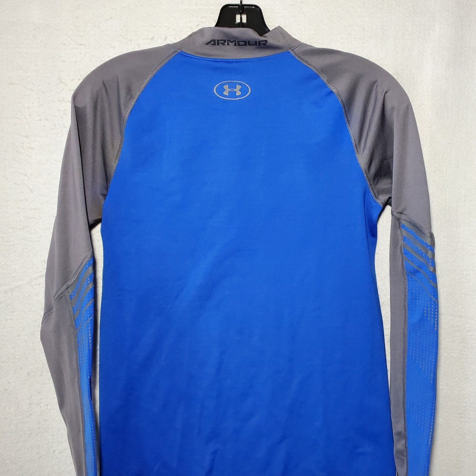 Under Armour Shirt Long Sleeve Fitted Youth’s XL Blue ColdGear YXL