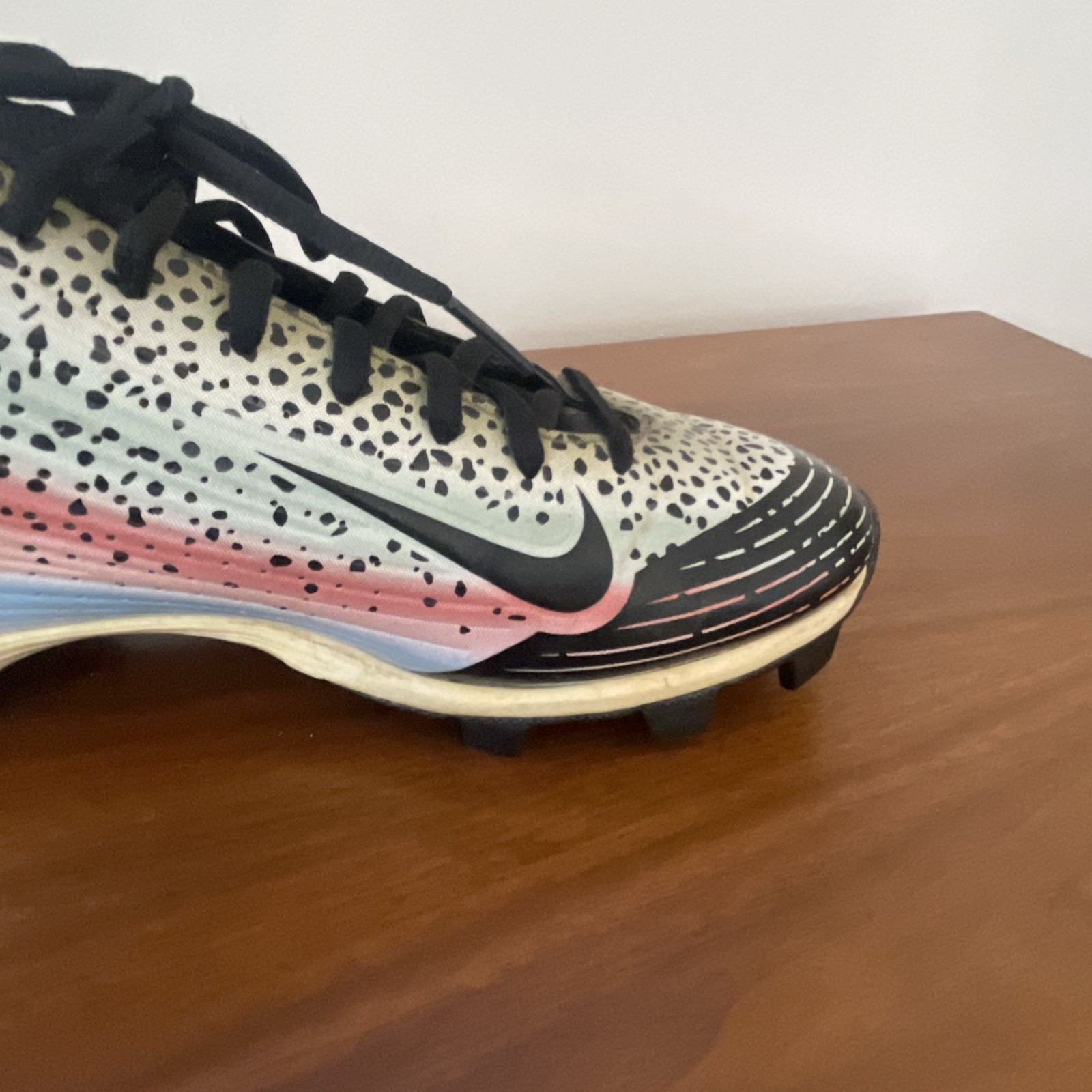 Mike Trout All-Star Nike Lunar Vapor Rainbow Trout ASG Cleats Size 5