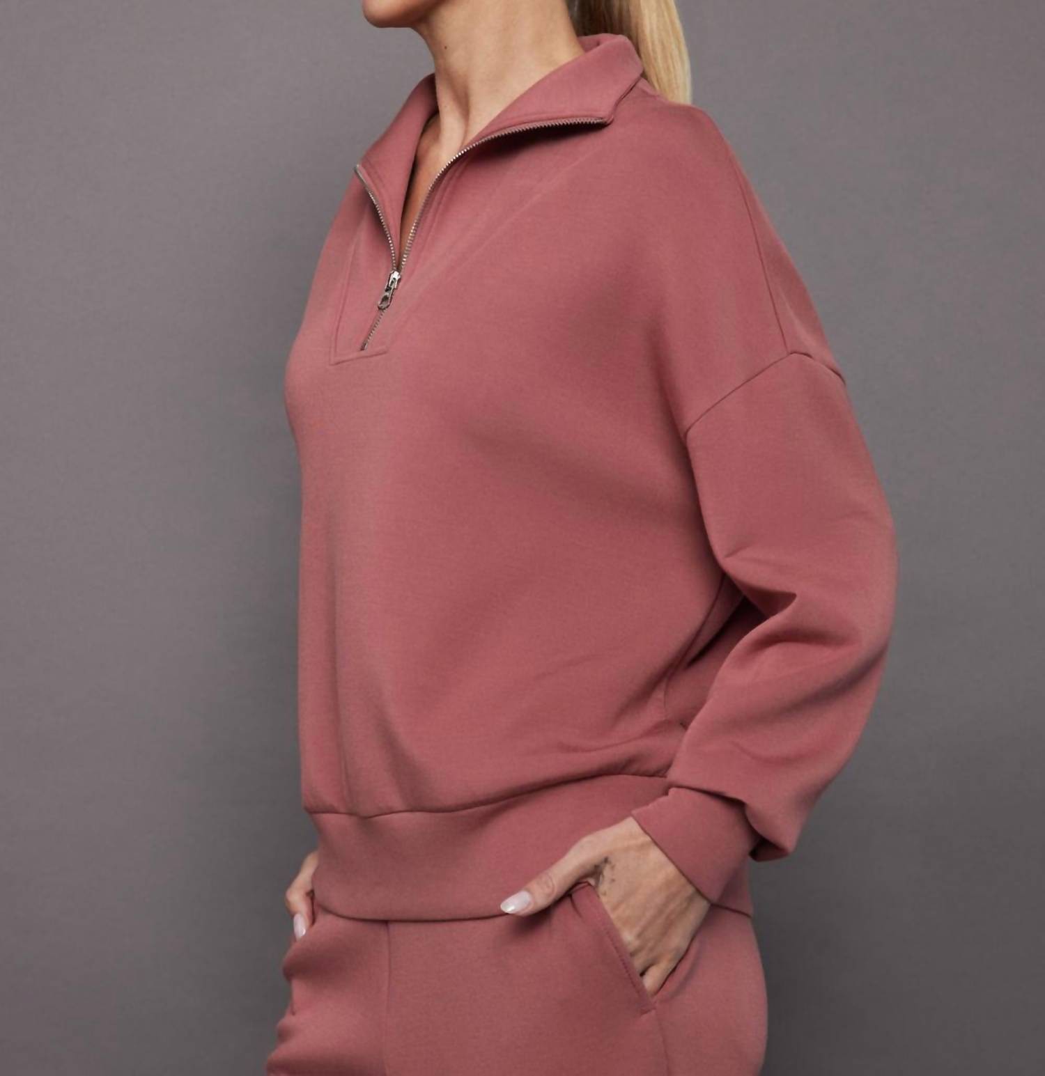 Varley Hawley Half Zip Sweatshirt Size XL