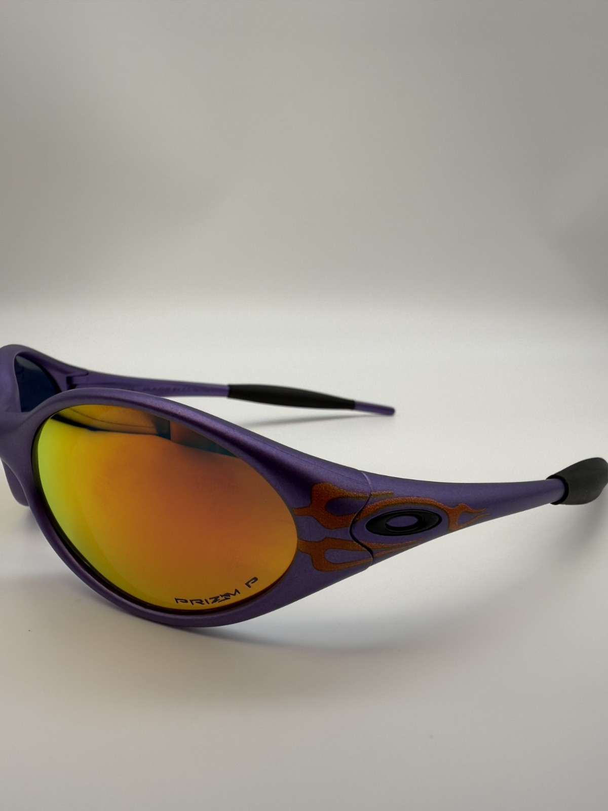Oakley Purple Jacket Flames Sunglasses Gorpcore Outdoor y2k rare vintage