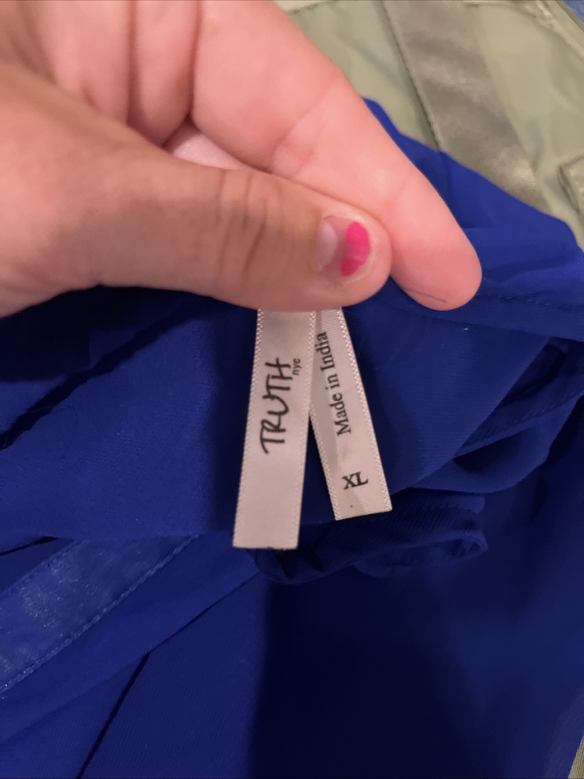 Dressy Truth Bluish Purple Top Size XL