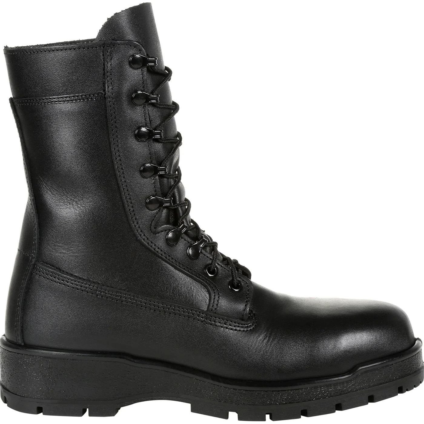 Rocky Navy Inspired 9″ Steel Toe Boot Size 8R Wide Men’s Style #808 Military Box