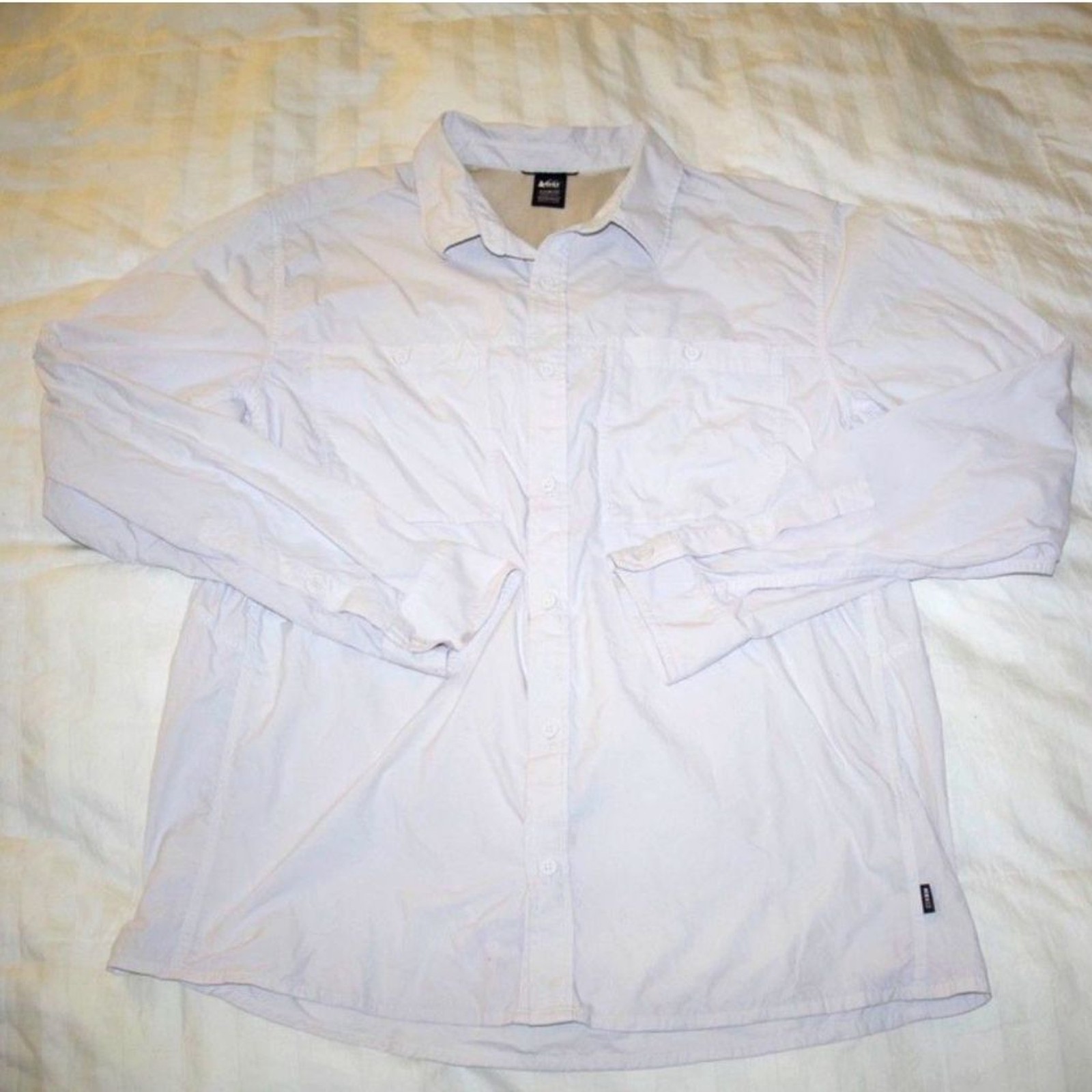 REI Co-op Men’s XL Tall Sahara Solid Sun Shirt