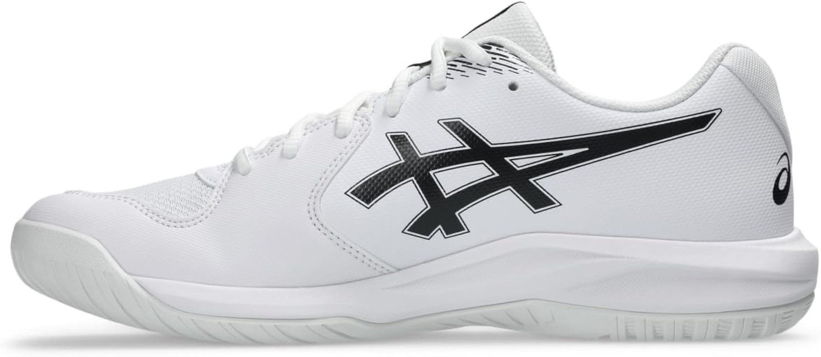 ASICS Men’s Gel-Dedicate 9 Tennis – White/Black – 11.5 Wide
