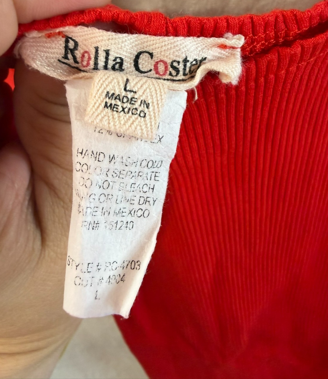 Rolla Coster Red Dress long, sleeveless maxi/ Mini Style High Stretch Size Large