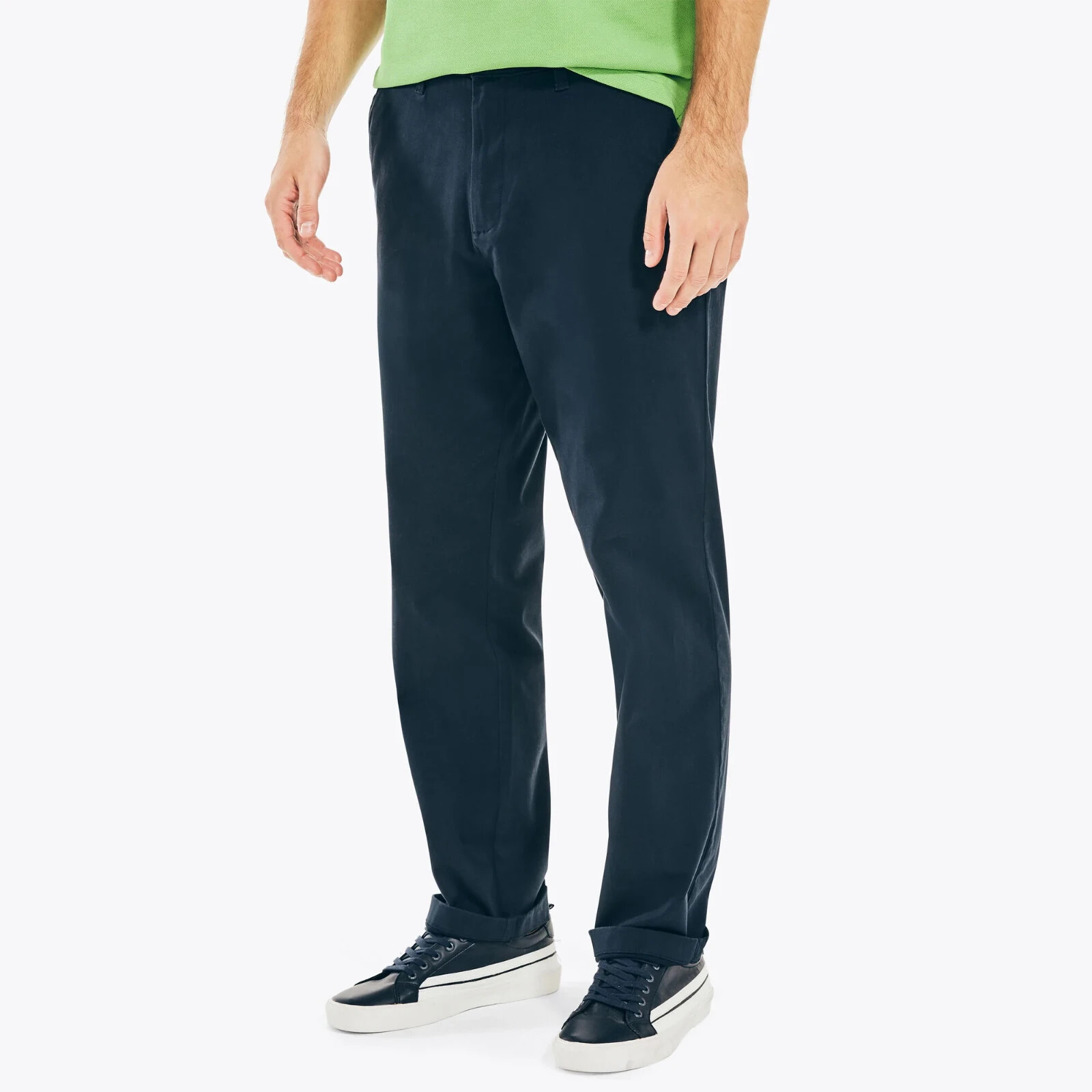NWT Nautica Men’s Classic Fit Straight Stretch Cotton Chino Clipper Deck Pants
