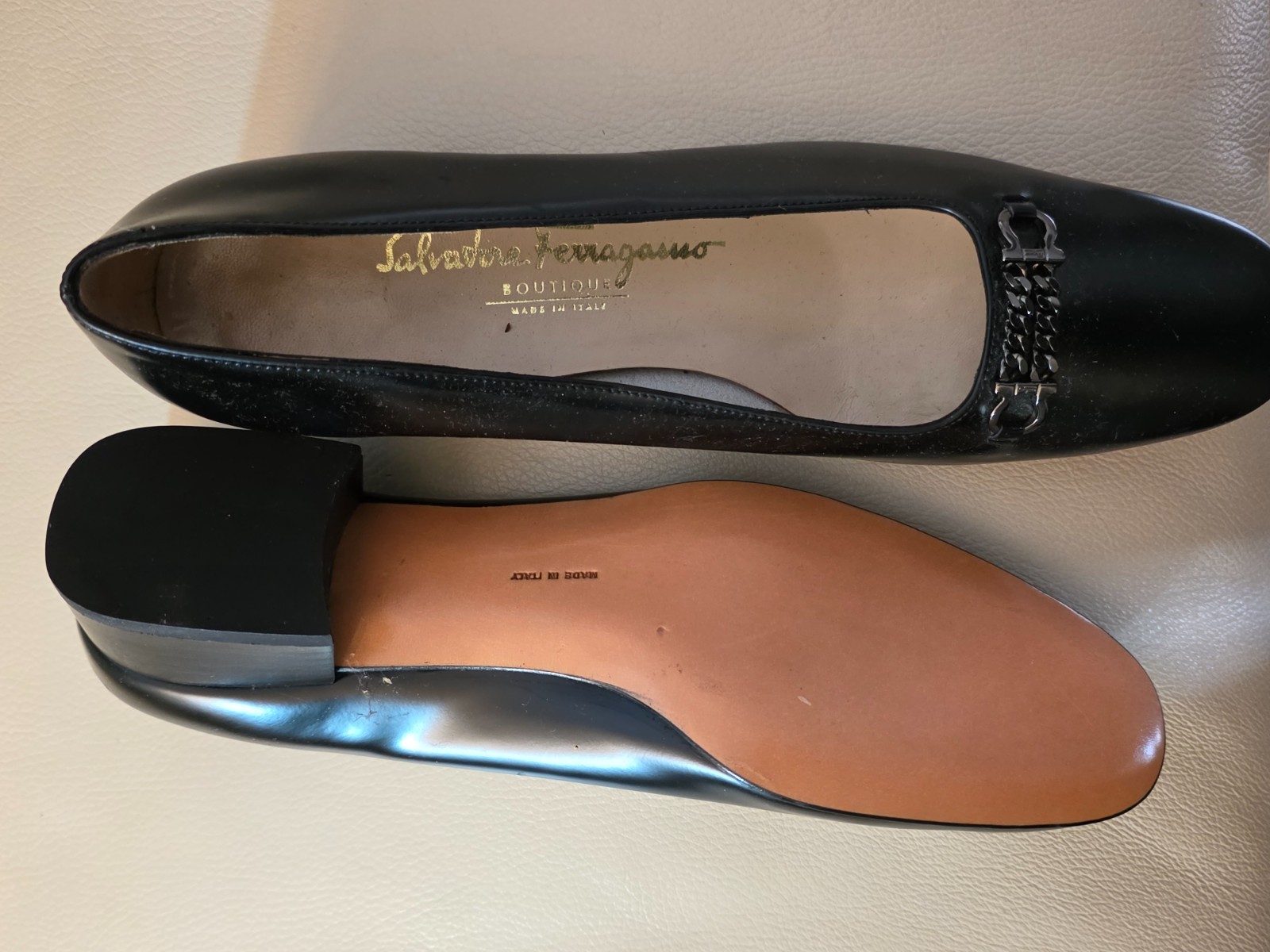Salvatore Ferragamo Womens Mocasine 37 (A2) New