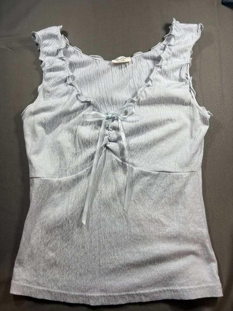 J. Galt California Women’s Ruffled Tank Top