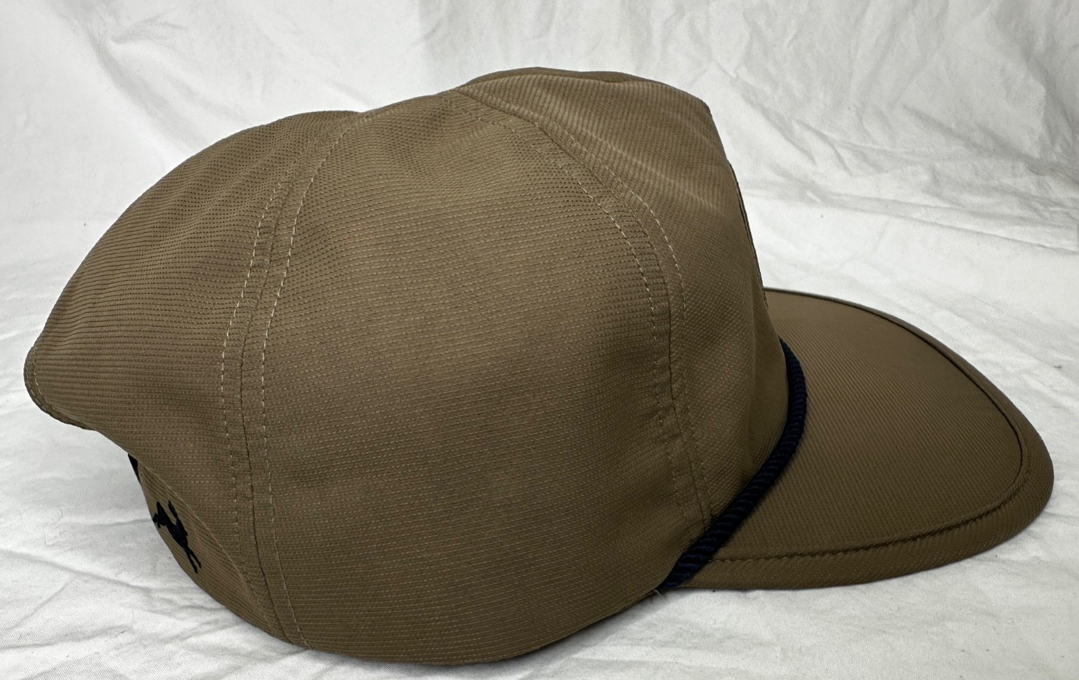 Tracksmith Wottle Cord Hat Walnut Brown Amateur Athletics Patch Flat Brim Run