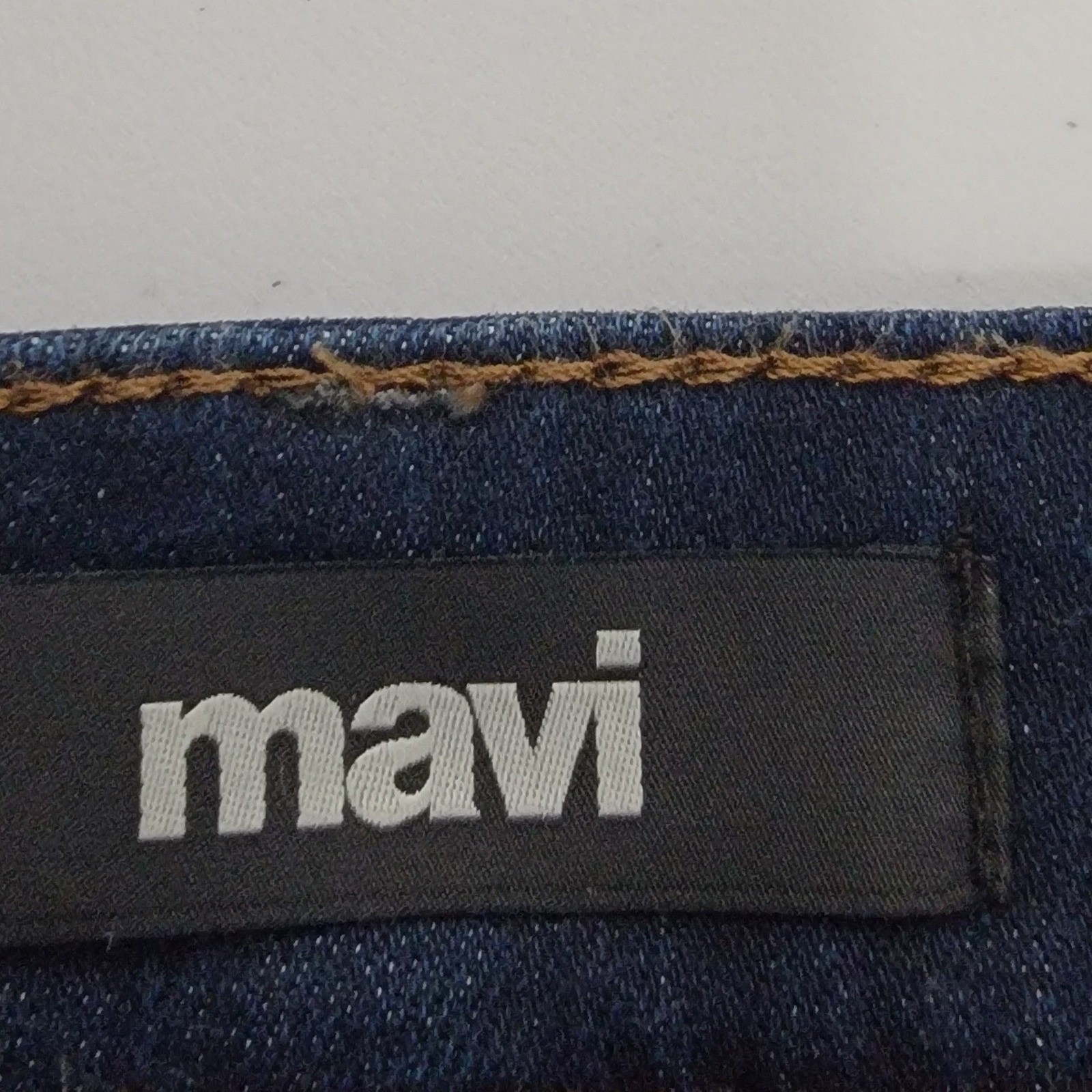 Mavi Zach Straight Leg Jeans Mens 34×30 Dark Indigo Stretch Denim Classic Fit