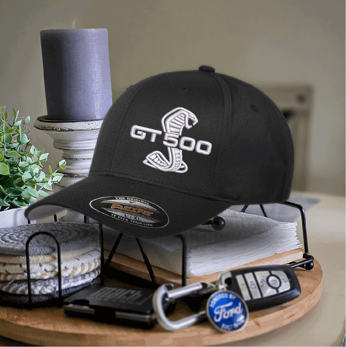 GT500 – Custom Made-To-Order Embroidered Flexfit or Snapback Hat