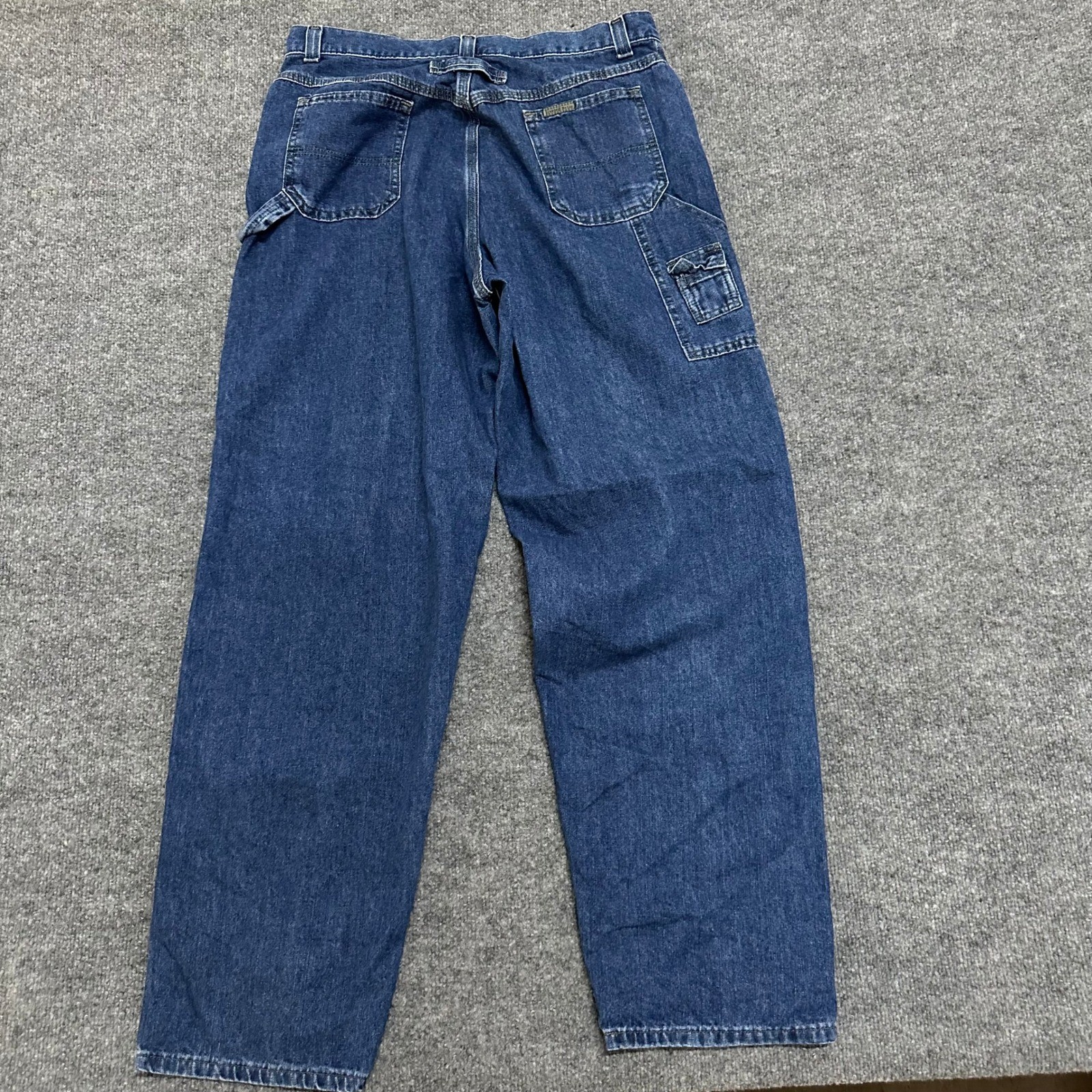 Riders by Lee Carpenter Jeans Womens Size 16M Blue Relaxed Straight Leg Utility