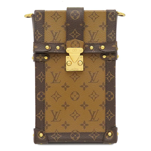 Louis Vuitton Pochette Trunk Vertical Shoulder Bag M67873 Monogram #HDB449