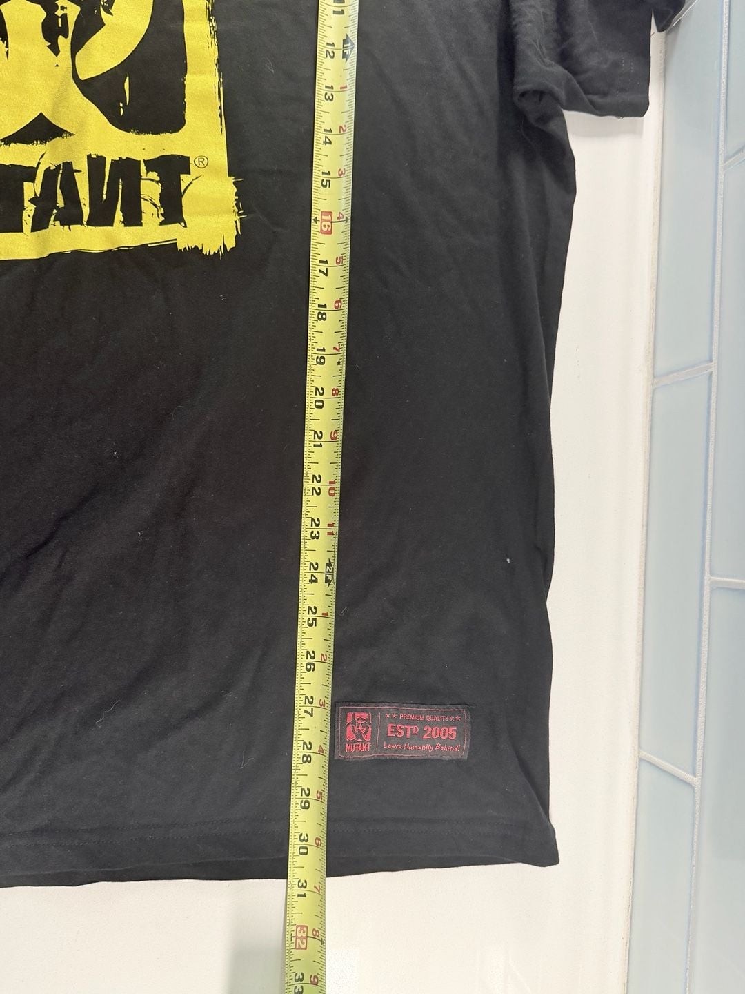 Mutant Born Different Born Hardcore Black T-Shirt – size 2XL