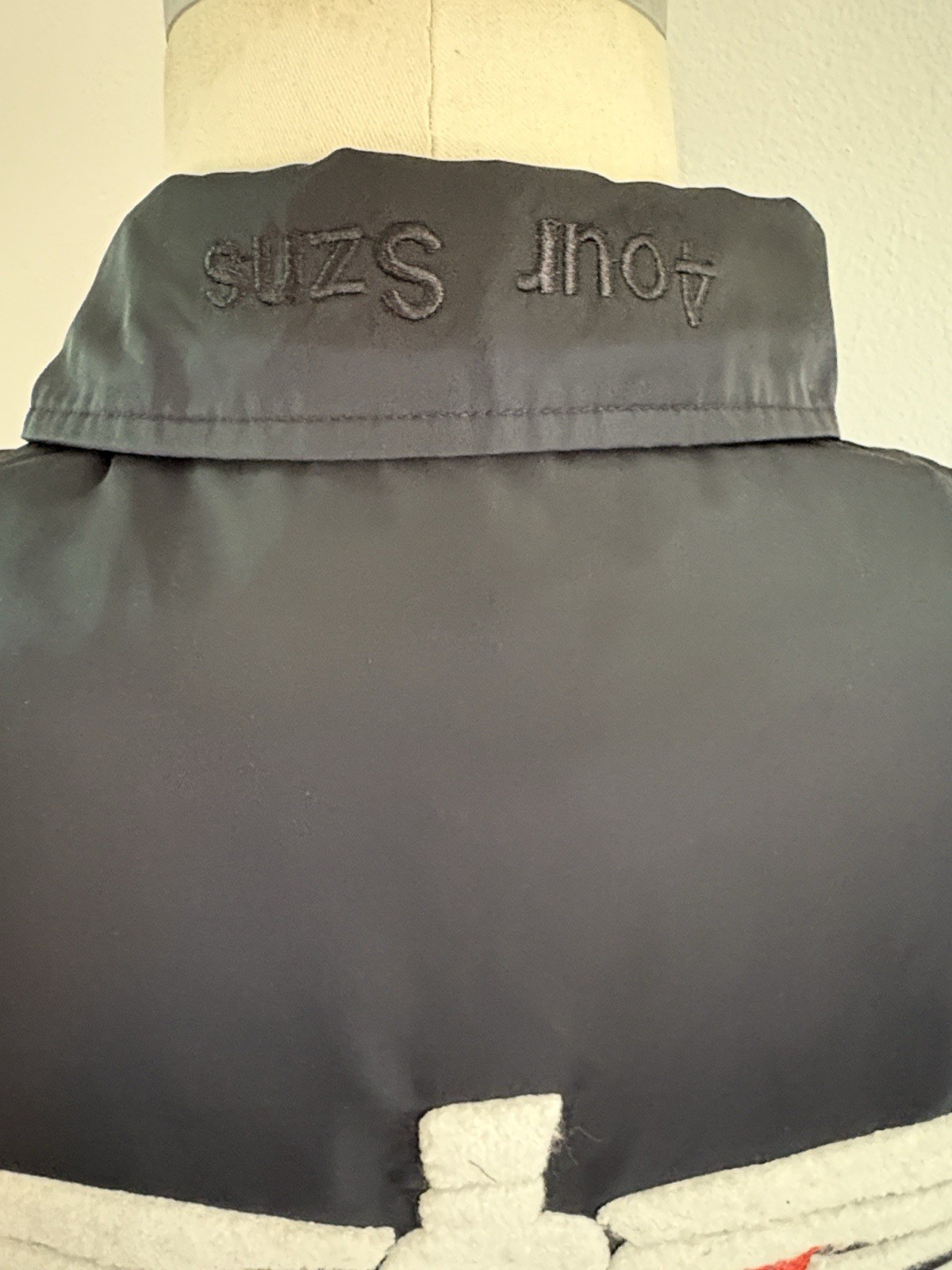 4our SZNS Black Men’s Lightweight Jacket with Skeleton Detail Msz Button-Up
