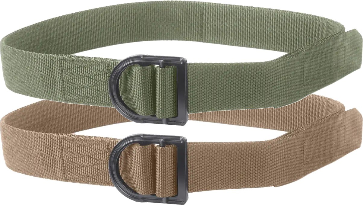 Tactical Duty Belt Heavy Duty Webbing With Metal Buckle OD/Coyote 1.75 Inch