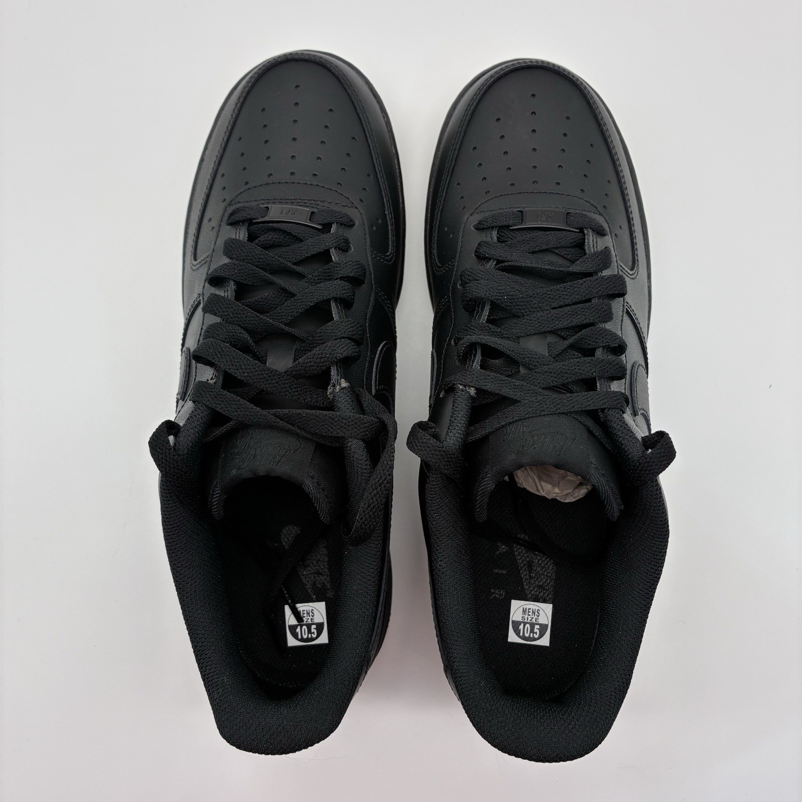 Nike Air Force 1 07 Low Black Gum DZ4404-001 NWOB Men Size 10.5