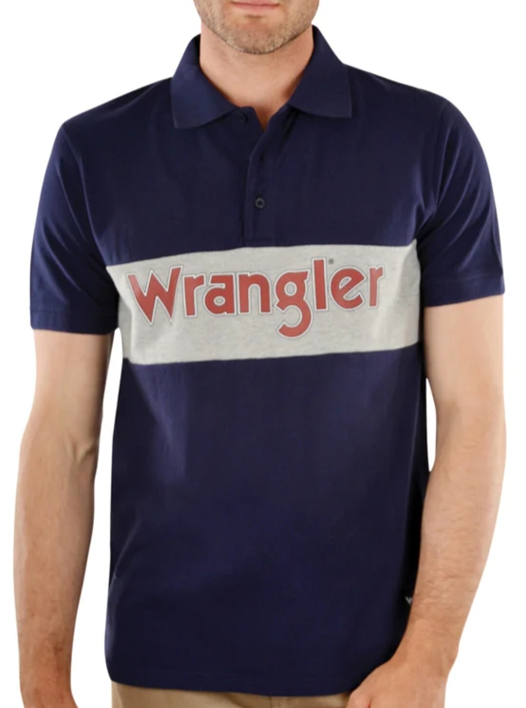 WRANGLER MEN’S RANGE SHORT SLEEVE POLO – NAVY SIZE M NEW WITH TAGS RRP $79.95