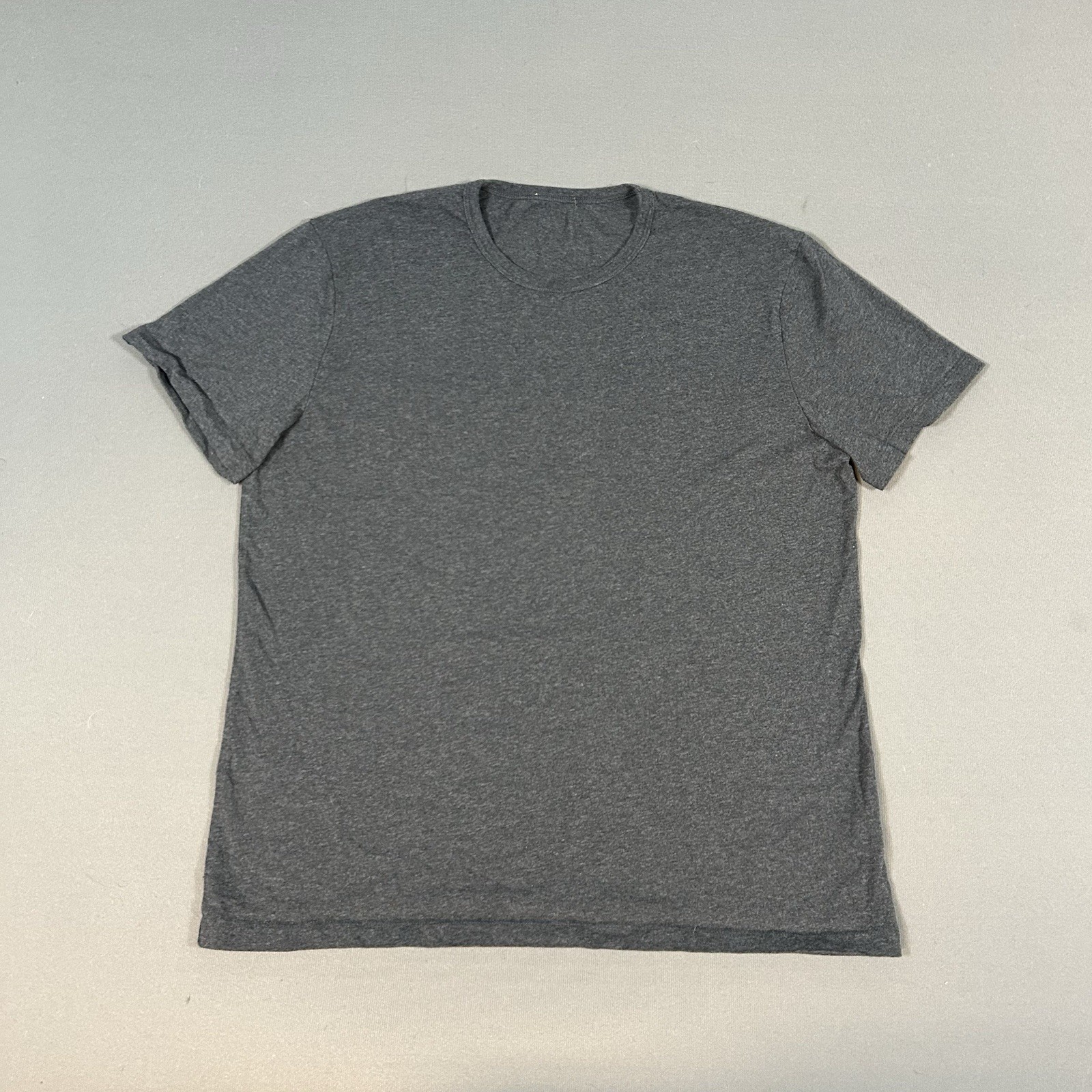 Asket The T Shirt Mens Large Short Gray Cotton Short Sleeve Made In Portugal