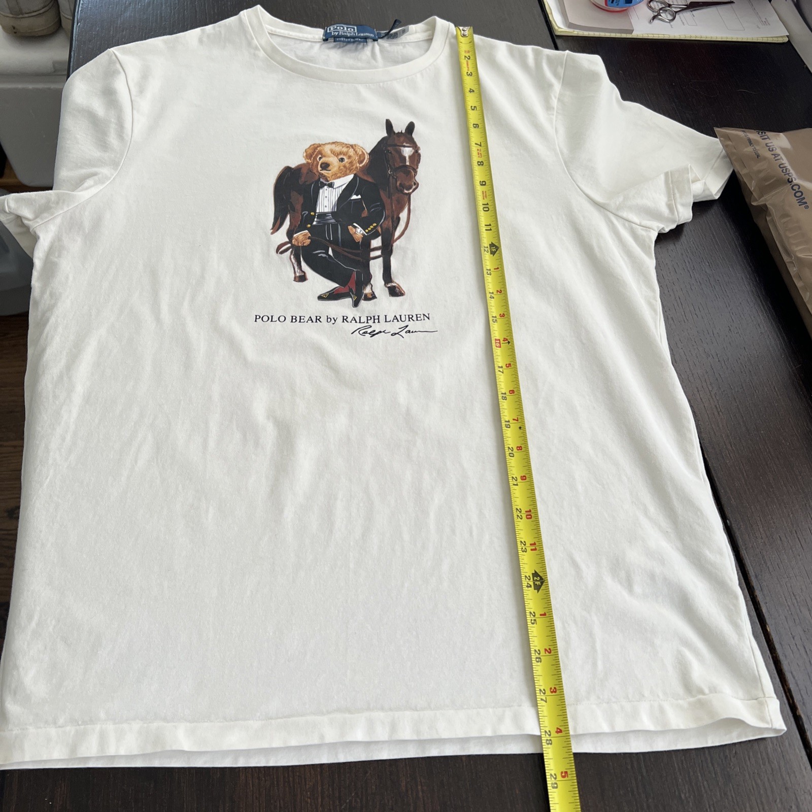 Polo Ralph Lauren Lunar New Year 2026 Horse Bear Print Cotton T-Shirt Men’s XL