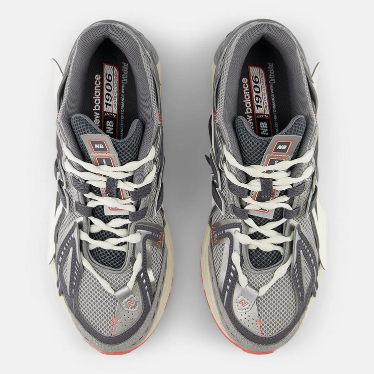 New Balance 1906A Men’s Shose “Pigeon” Slate Grey Drift Red