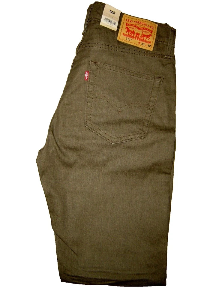 NWT Levi’s 511 jeans 33 x 32 Slim Fit Retail $80 Style # 04511-2273