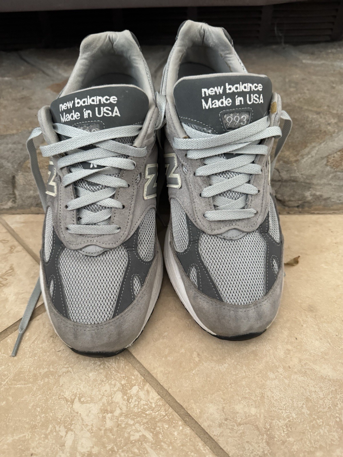 Size 10.5 – New Balance 993 Gray White Please See Details
