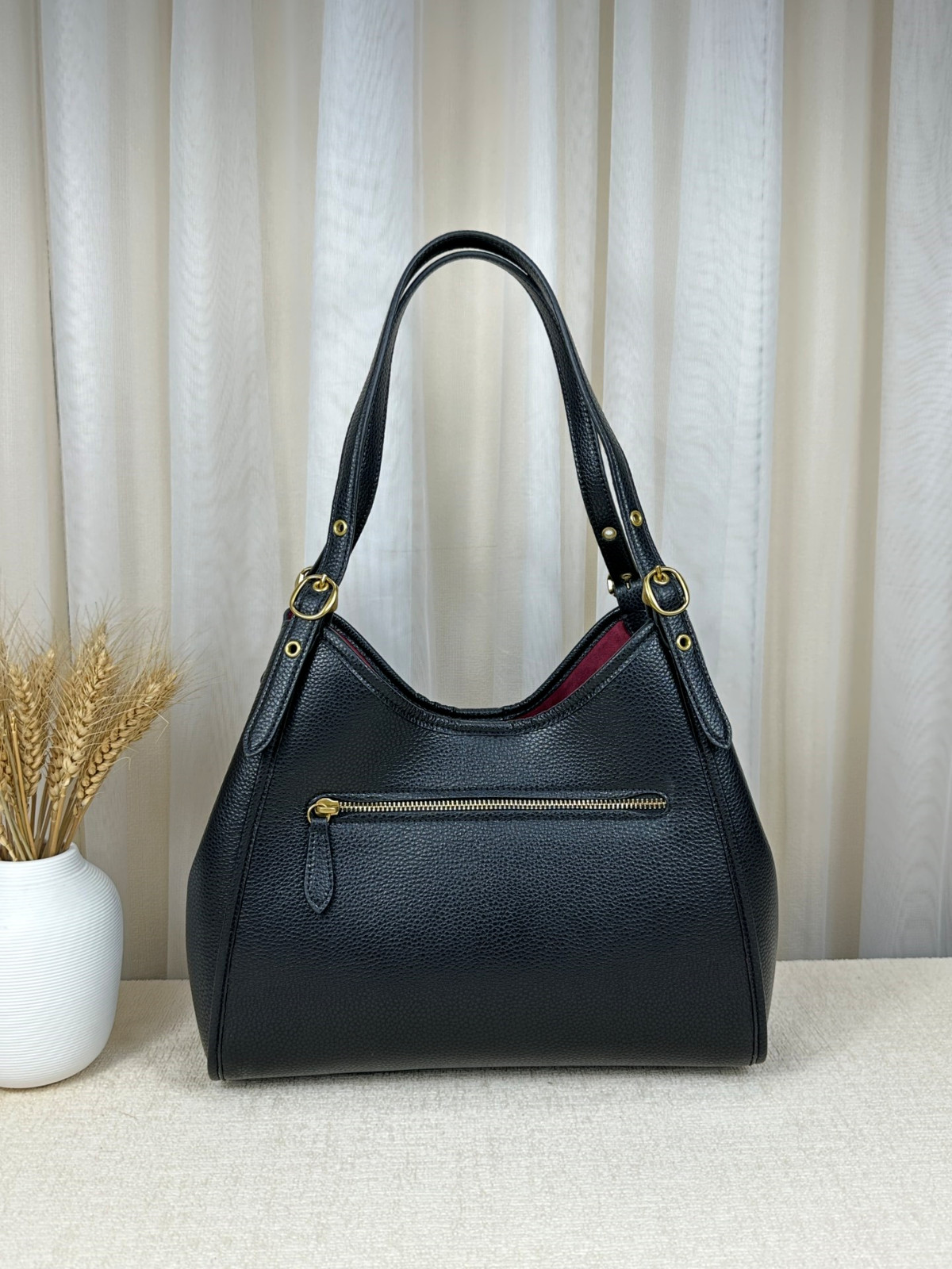 COACH Lori Shoulder Bag C4824 Black Women’s Bag Outlet NEW
