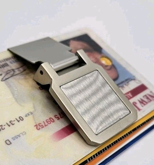 Money Clip Square Stainless Steel Men’s Wallet Card Cash Holder MCQ