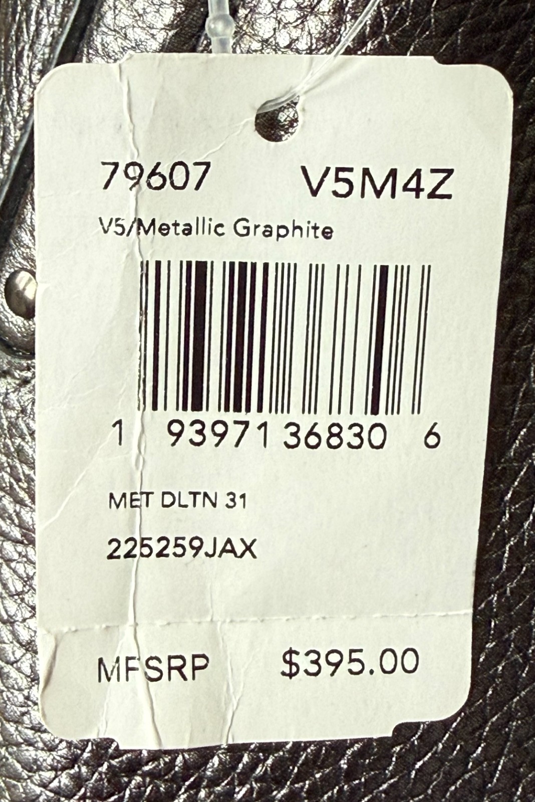 COACH DALTON BAG 31 | METALLIC GRAPHITE PEBBLED LEATHER | SOLD OUT! | NWT!