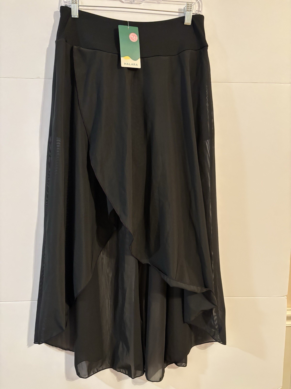 Halara “Breezeful” High Waisted Women’s Size Medium Midi Skirt Black Minimalist