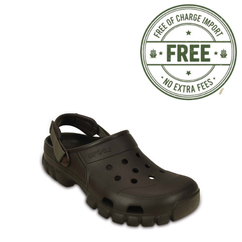 Crocs Men’s Offroad Sport Clogs Comfortable and Lightweight Espresso/Walnut