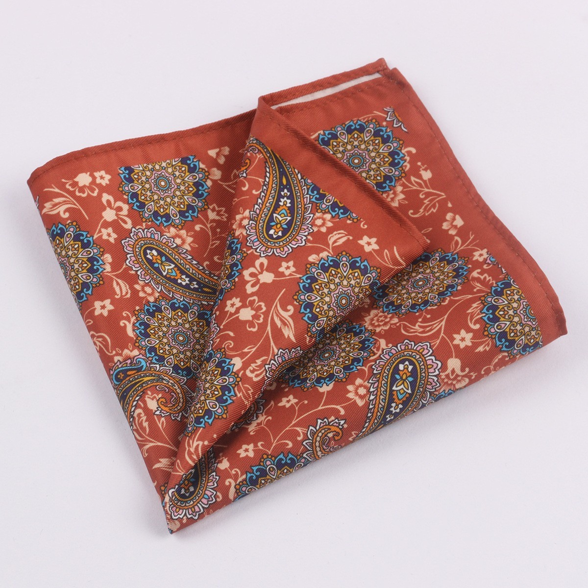 Vintage Paisley Pocket Square Handkerchief Men’s Chest Business Suit Accessories