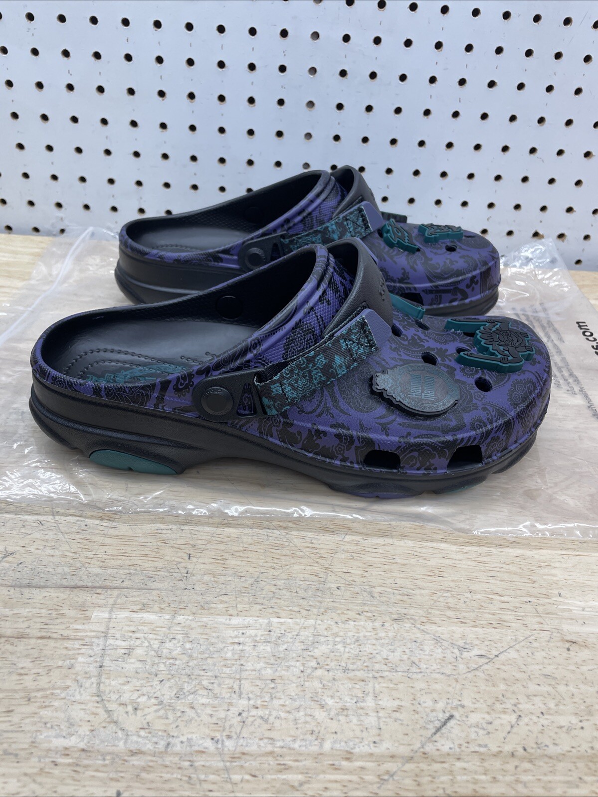 Disney Parks The Haunted Mansion Wallpaper Clogs by Crocs Adult Sizes