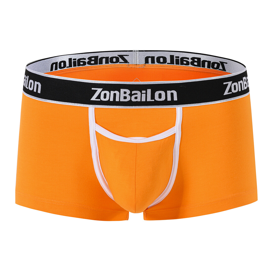 ZONBAILON Bamboo Men’s Underwear Comfy Boxer Briefs for Men Pouch Horizontal Fly