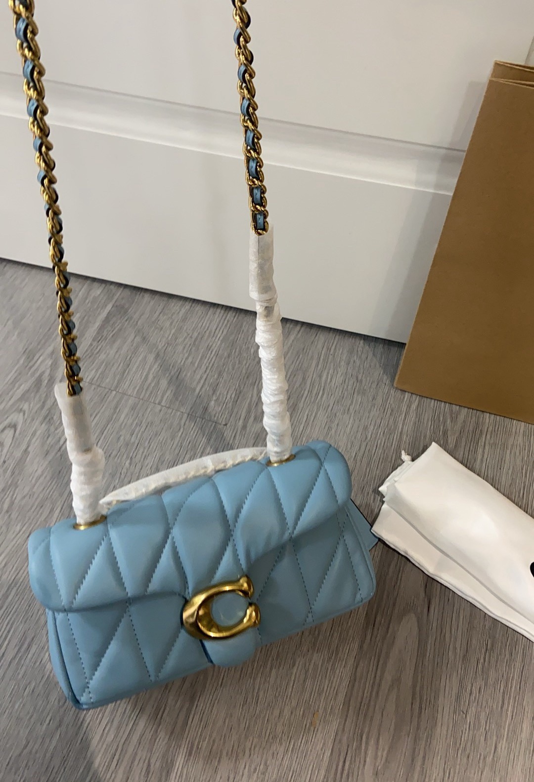 COACH Tabby Shoulder Bag 20 – Quilted CP149 Blue