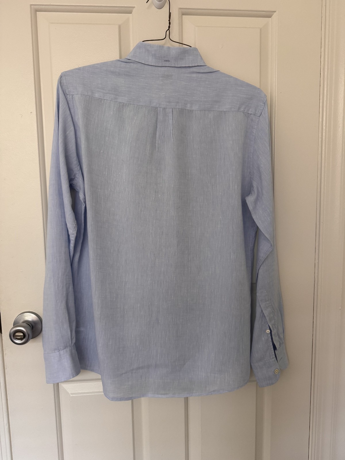 Asket Light Blue Linen Shirt Small Long (READ DESCRIPTION/PICTURES)