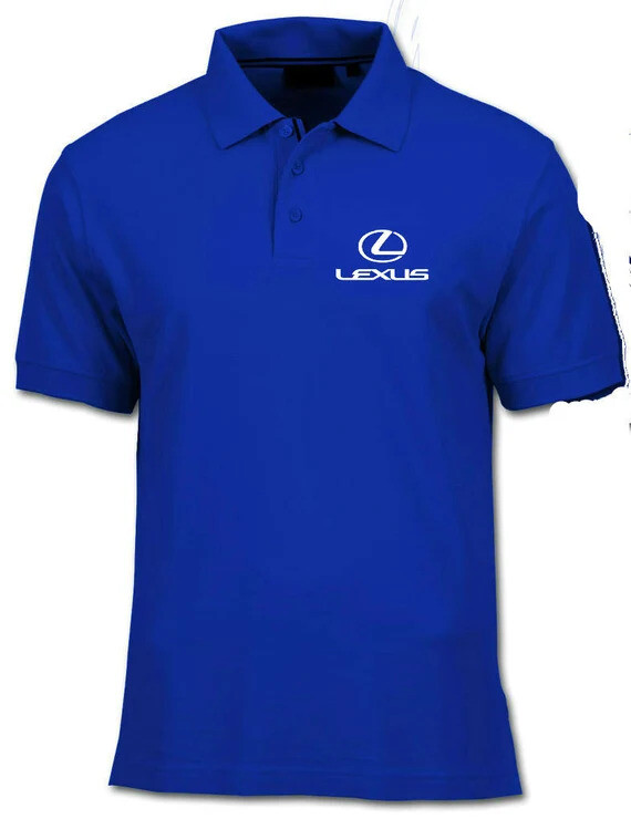 Lexus Motors Logo Mens Embroidered Polo Shirt XS-6XL, LT-4XLT Toyota New