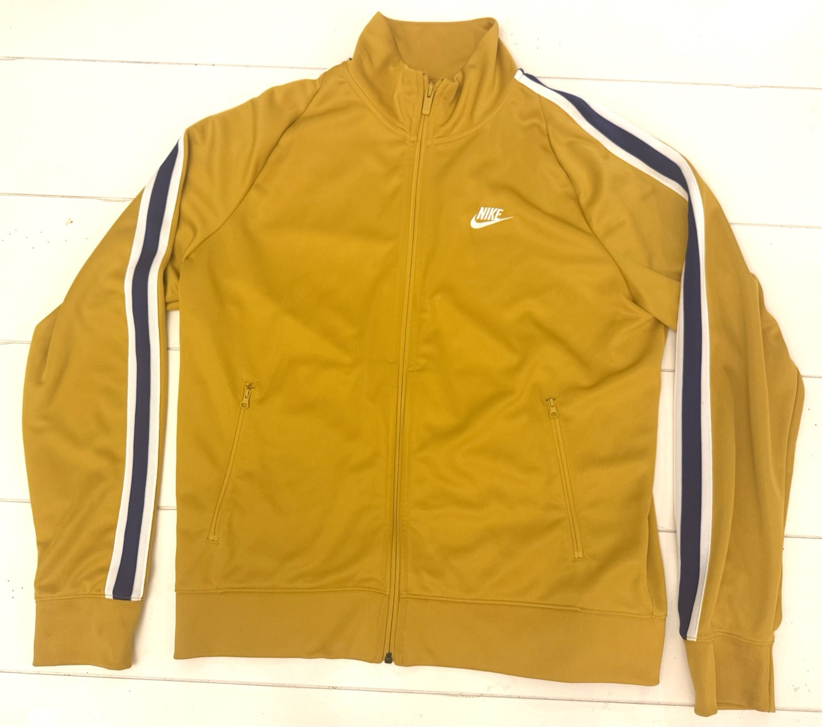 Nike Tribute Track N98 Jacket Golden / Mustard AR2244 711 Mens size L 2019