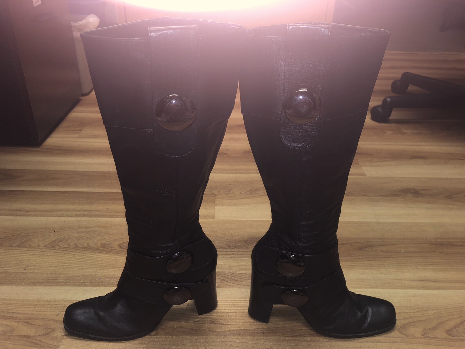 Jessica Bennett Black Pull- On Womens Fashion Boots Size 7