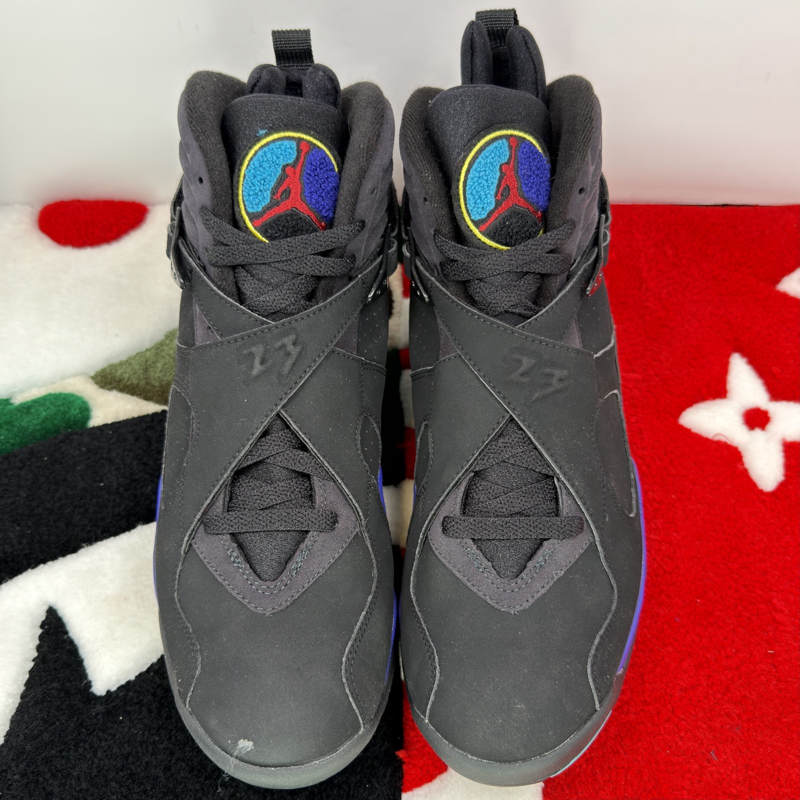 Size 11 – Jordan 8 Retro Aqua (2007) *DAMAGED*