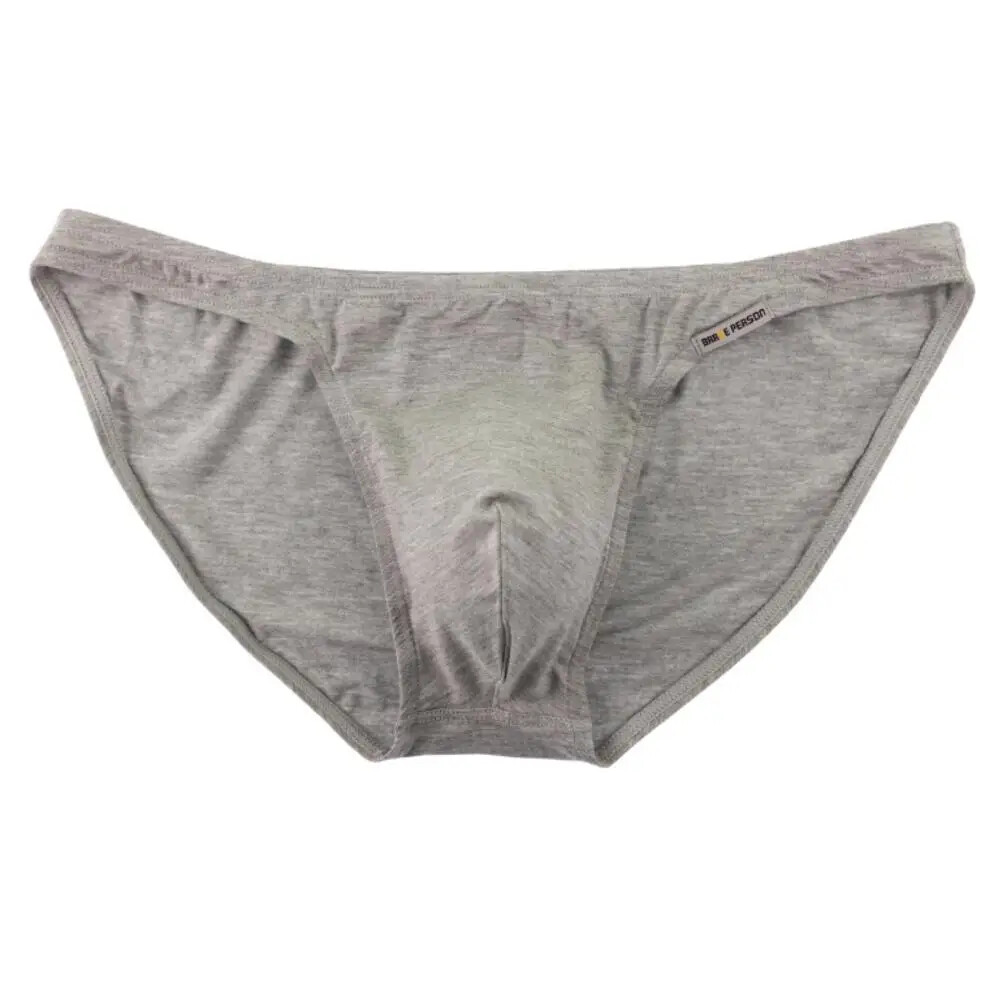 Men’s Underwear Briefs Bamboo Breathable Soft TAGLESS Sexy Bikini 12 Colors